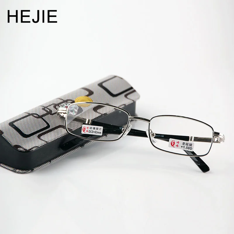 Высококачественная мужская оправа из сплава с антибликовым покрытием, высокопрозрачное стекло для чтения, стекло es Strength+ 1,0+ 1,5+ 2,0+ 2,5+ 3,0+ 3,5+ 4,0 Y1164