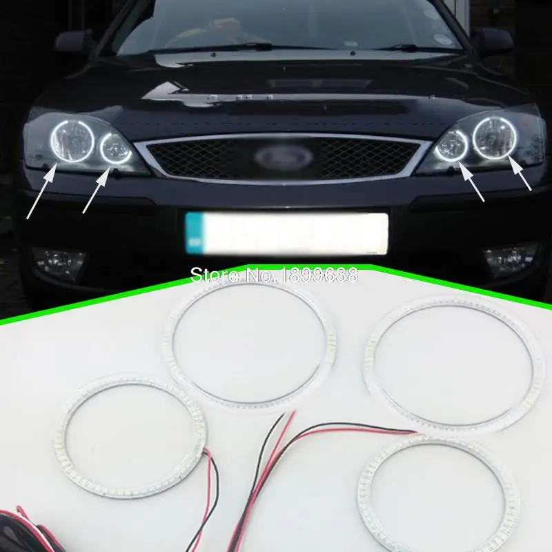 

Super bright 7000K white 3528 smd led angel eyes halo rings car styling For FORD Mondeo MK3 2001 2003 2004 2005 2006 2007
