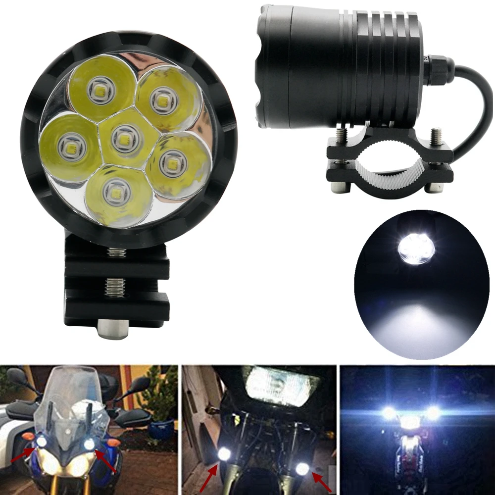 

60W LED Auxiliary Lamp 6000K Super Bright Fog Driving Light Kits Led Lighting Bulbs DRL Motorcycle bikes, scooters Universal