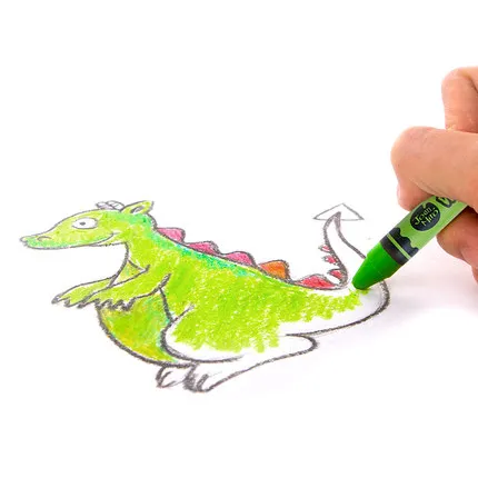 24-цвет моющиеся карандаш набор безопасных и нетоксичных мелки для детей