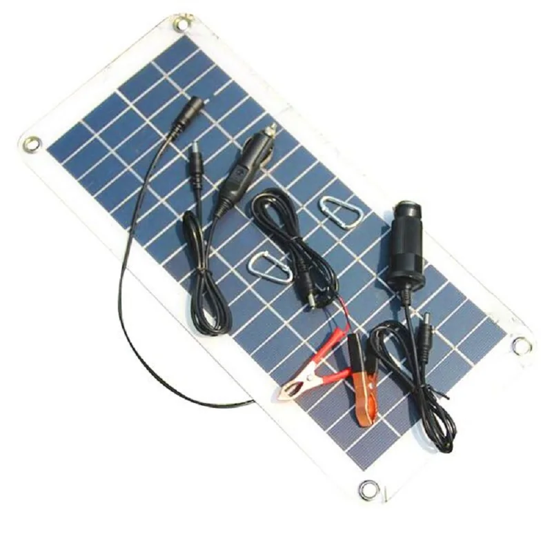 Панели солнечные полу гибкие 18V 5V 10 5 W Портативный Зарядное устройство для