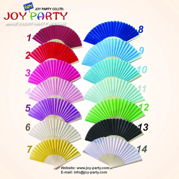 Hand fabric Fan-mixed color C
