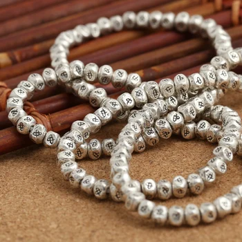 

Handmade Thai Silver Beads Real Sterling Silver Small Jewelry Beads Thailand 925 Silver Jewelry Spacers Tassel Beads