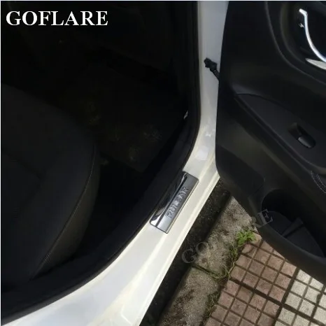 Защита порога автомобильной двери для Nissan Pulsar C13 дверные пороги пластина входа