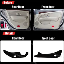 4 шт тканевая дверца защитные подстилки анти-кик декоративные колодки для Nissan Sylphy 2006-2012