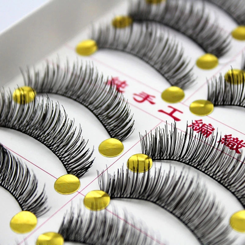 10 pair Professional False Eyelashes Maquiagem Eyelashes Eye Lashes Natural False Eyelashes Makeup