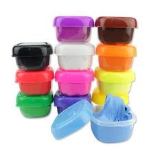 12 цветов Набор глины для моделирования Floam Slime Ароматические снятия стресса No Borax детские игрушки Sludge игрушки brinquedos игрушки для детей