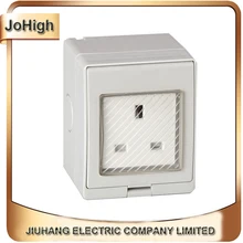 Высокое качество поверхностного монтажа настенный переключатель водонепроницаемый британский тип розетка 13A/250 v настенная розетка