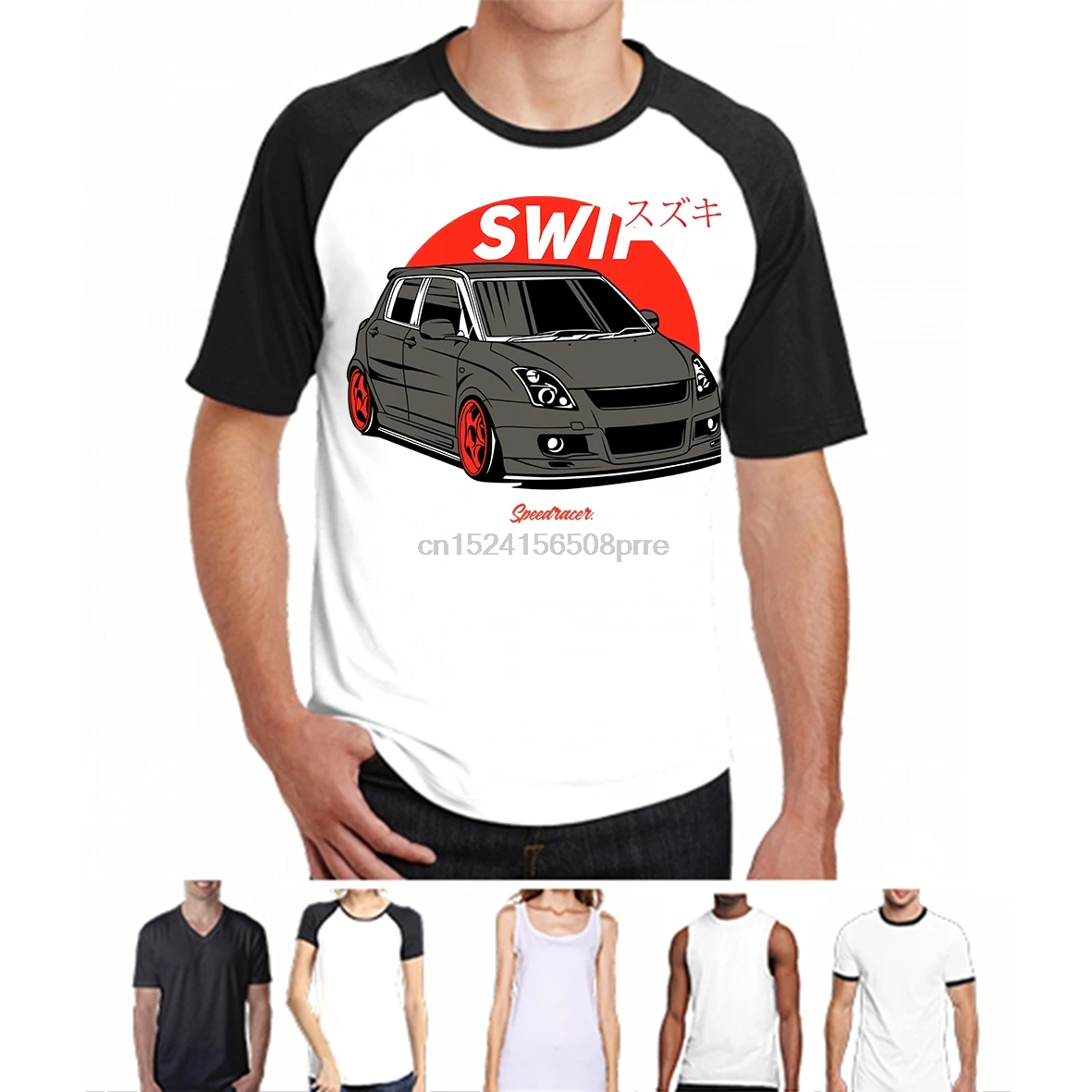 

Men Funny t shirt cotton short sleeve tshirts women T-Shirt Suzuki SWIFT