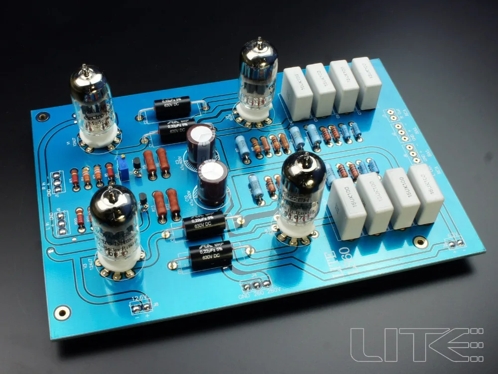 Assembled LS60 fully balanced tube preamp finished plate 12AU7*2,6922* 2 Free ship