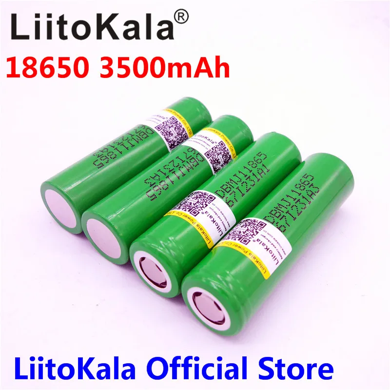 Новый liitokala для LG MJ1 18650 INR18650MJ1 10A разряда литий-ионная батарея 3500 мАч батареи |