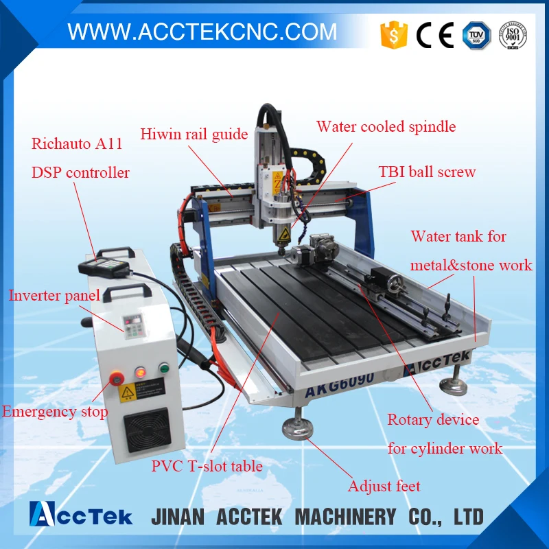 4th rotary axis 6090/6012 cnc router machine / mini tool changer | Инструменты