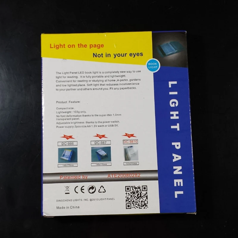 SK GT 01 книга Клип Панель Новинка LED лампа для чтения Suport 3 * AAA батареи в гостиной
