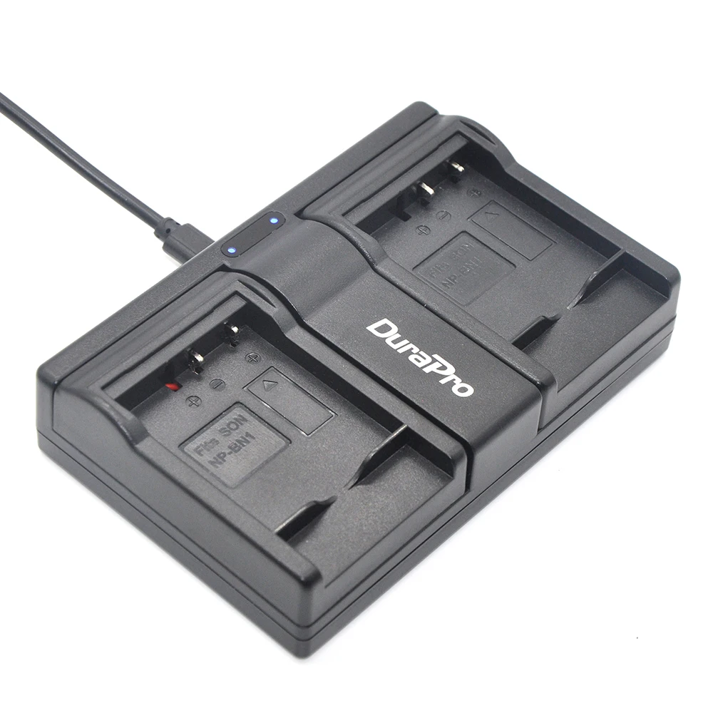 Durapro 1 PCS USB Dual camera Battery Charger for SONY Camera NP BN1