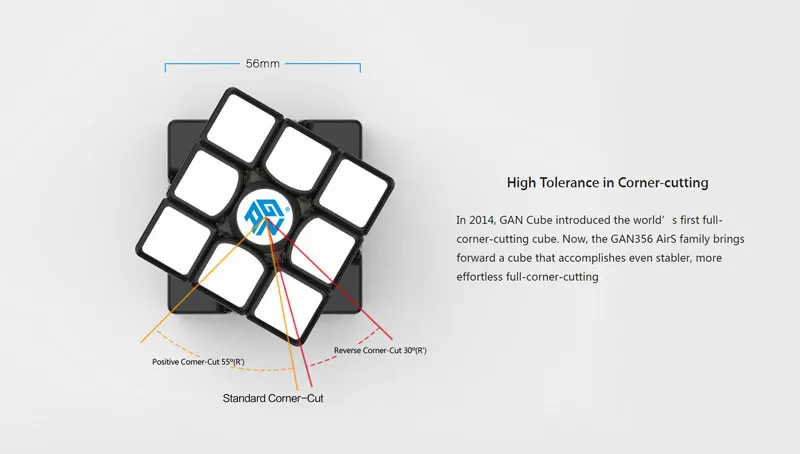 Оригинальный Ган 356 Air S/Gan356 Air SM с магнитами Скорость Cube AirSM/356 AirS 3x3 Magic Cube обучающий пазл игрушечные лошадки падение покупки