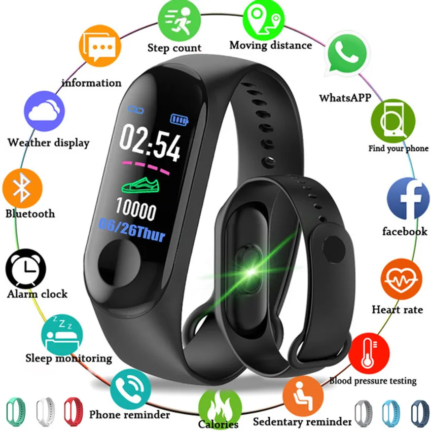 

Smart Watch Bracelet Heart Rate Monitor Fitness Tacker Smartwatch Reloj For APPLE/Xiaomi/Lenovo Men/Women Montre Connect L3