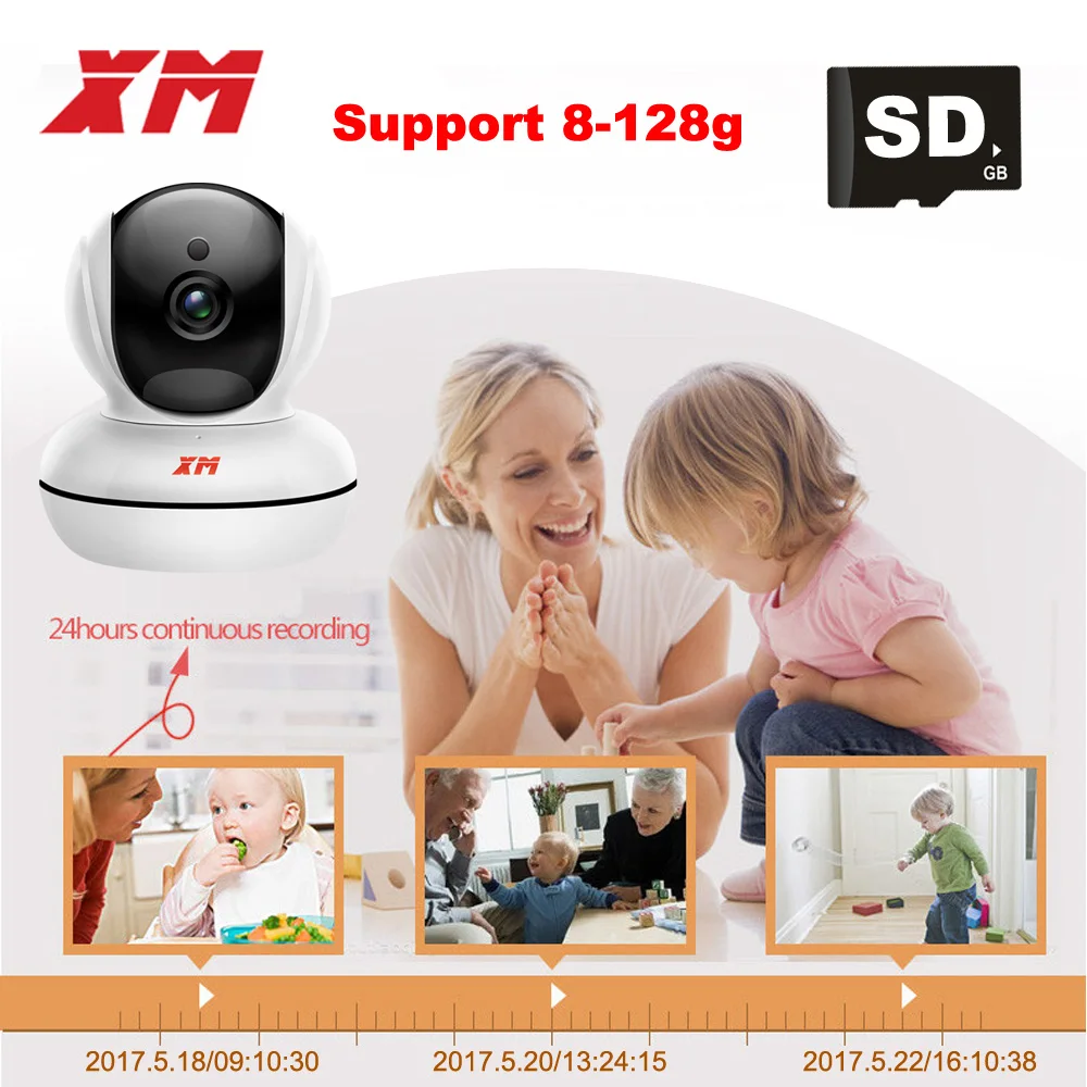  Wifi camera HD 960P/080P home IP Camera support SD Card Pan/Tilt Night Vision Security Camera P2P C - 32832207222