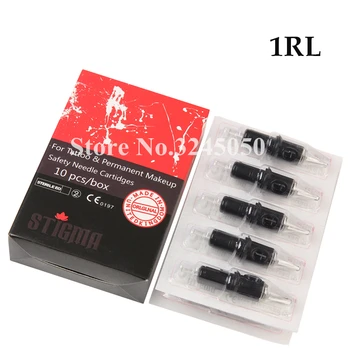 

Disposable Silicone Sterilized Tattoo Needle Cartridges 1 Round Liner (1RL) 10Pcs/Box Supply