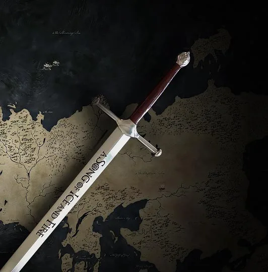 

S5277 GAME OF THRONES LETTER OPENER MINIATURE ICE SWORD EDDARD STARK HBO ENGRAVING 8"