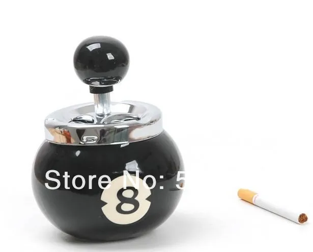 Счастливый бильярдный шар Форма сигарета пепельница держатель для сигары лучший подарок для отец друг горячая D-618