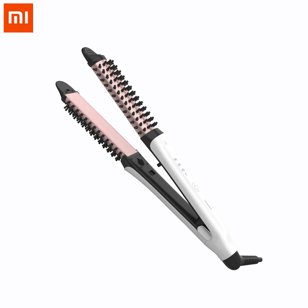 

YOUPIN YueLi 3 in 1 140-190 Degree Anti Scald Curler Straightening Curling Hair Comb Hair Straightener Negative ion MCH Heating