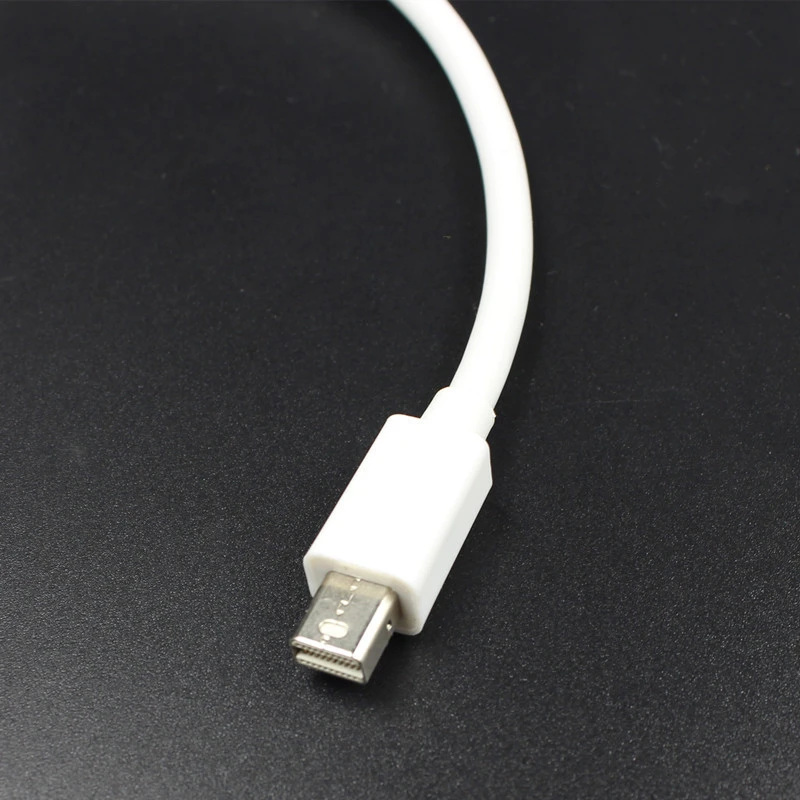 Mayitr 1pc 2 Colors Mini DP to VGA Video Adapter 1080p Thunderbolt Display Port to VGA Cables For Apple Macbook Pro Air