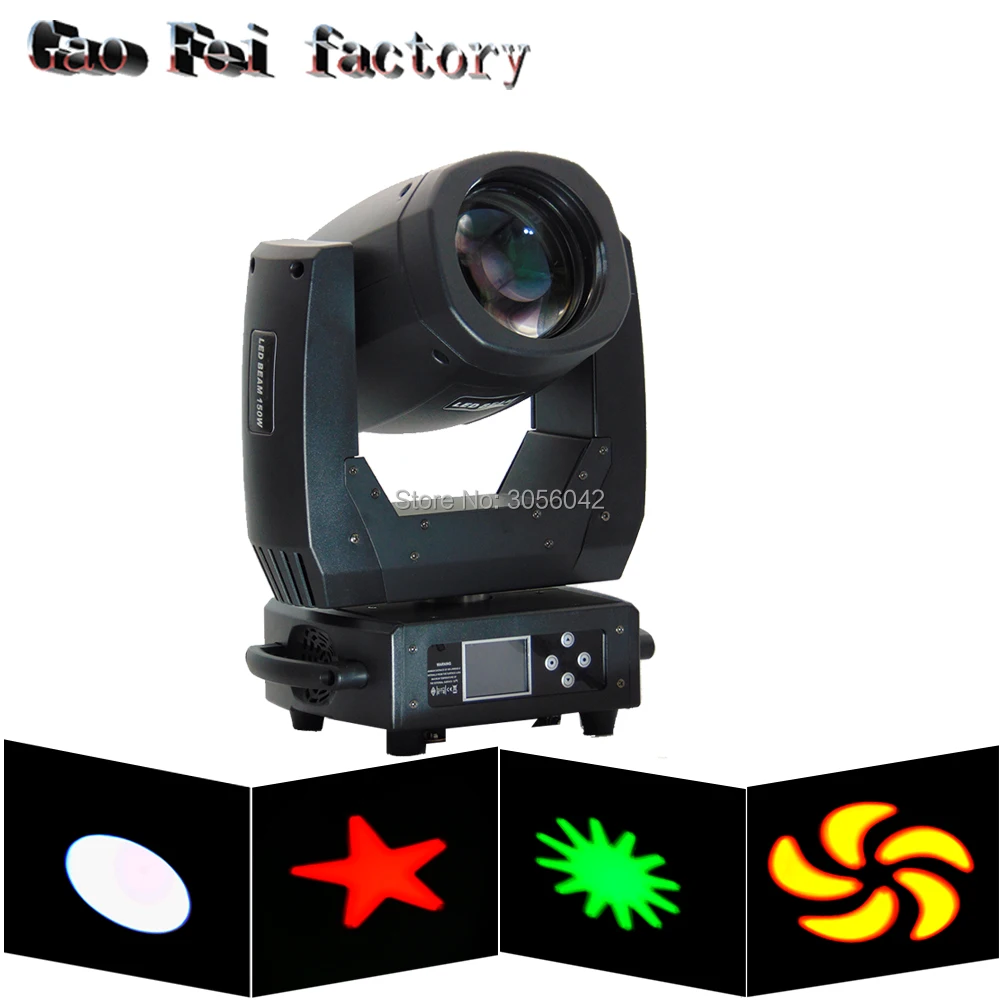 

DMX 512 ZOOM Function 150W LED Moving Head Light Professional DJ Stage Lighting