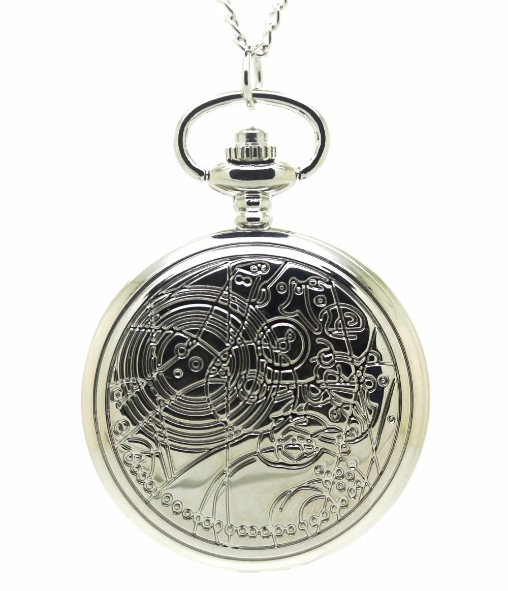 1042) 6 шт./лот Доктор Кто gallifreyan карманные часы, диаметр 1.7", сеть 31.5"