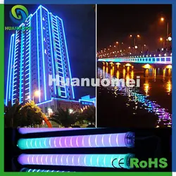 50 см rgb led трубка свет декоративное напольное здание перила-трубы светодиодный свет с 54 светодиода