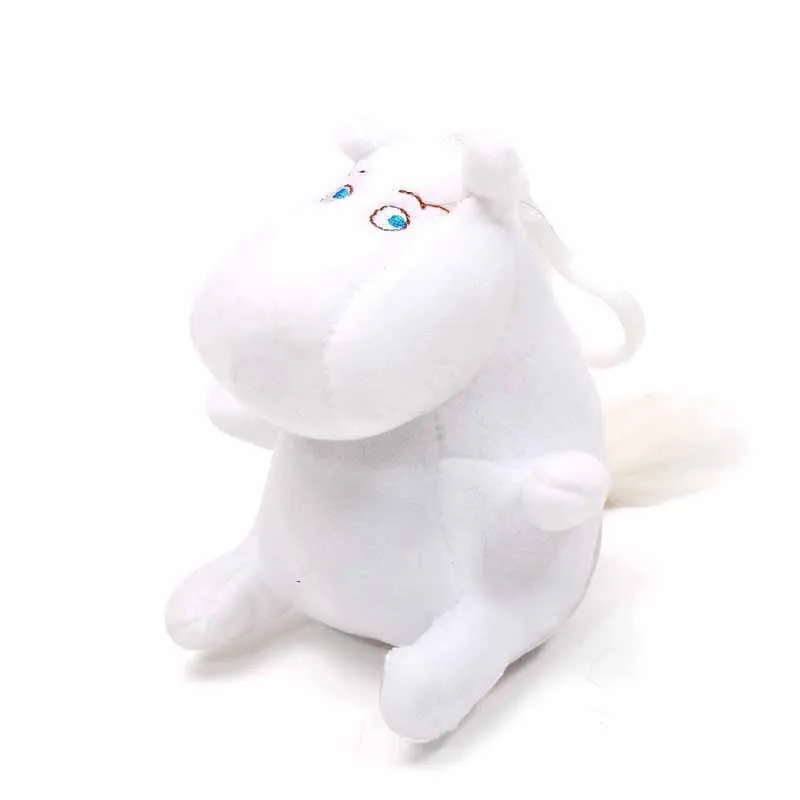 

10cm Cartoon Hippos Hippopotamus Plush Pendant Clip Keychain Soft Stuffed Animals Toys Doll Gifts for Children Kids Girls