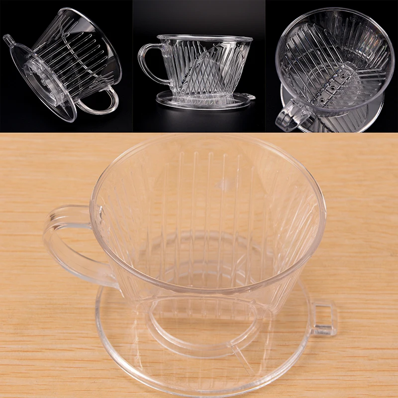 

1 Pcs PP Resin Coffee Filter Cup Drip Coffee bowls manually follicular Filters Coffee Tea Tools