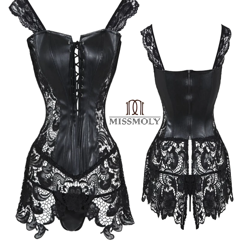 SEXY WOMEN S CORSET STEAMPUNK COSTUME TRANING BONE font b SHAPER b font OVERBUST LACE UP