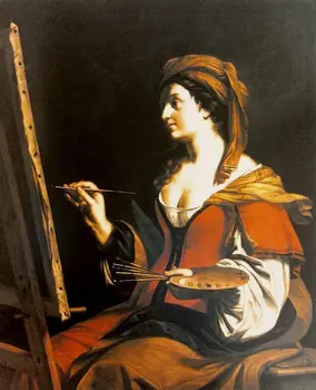 

High quality perfect oil painting handpainted on canvas : A woman are painting