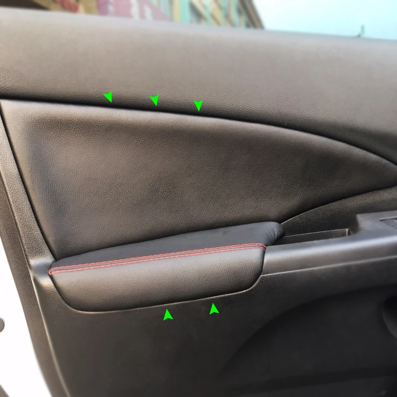Для Honda CRV 2012 2013 2014 2015 2016 2017 из микрофибры кожаная дверная ручка панель