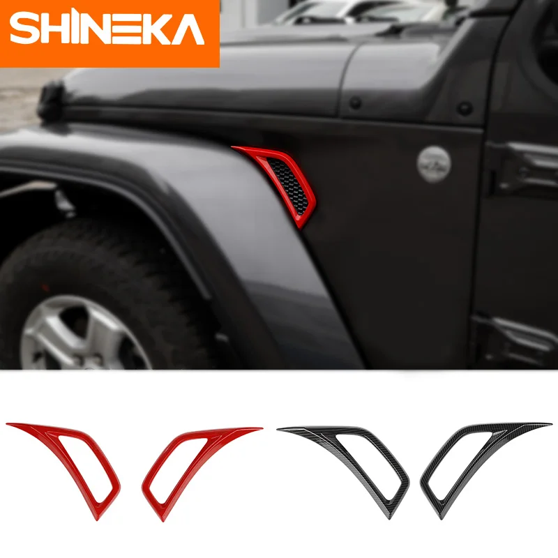 Автомобильные наклейки SHINEKA для jeep wrangler jl декоративная пластина в виде листьев