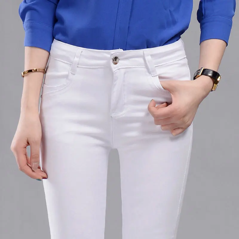 New Arrival Autumn New Large Size Stretch Skinny Black And