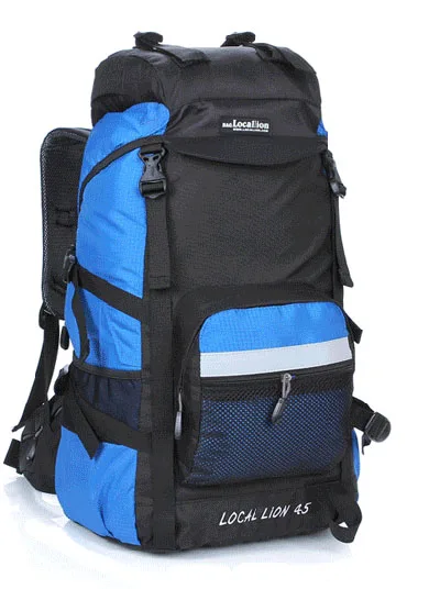 Мужской женский альпинистский туристический рюкзак, спортивный рюкзак для путешествий, походный рюкзак, 45л, водонепроницаемый женский рюкзак для кемпинга - Цвет: Color 2