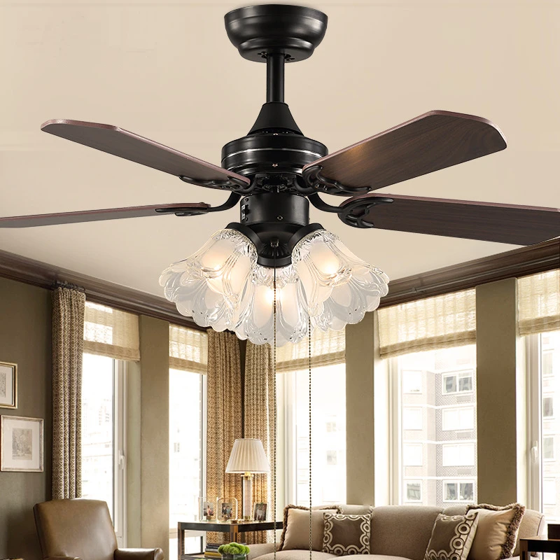 Светодиодный потолочный вентилятор с дистанционное управление освещением Ventilador