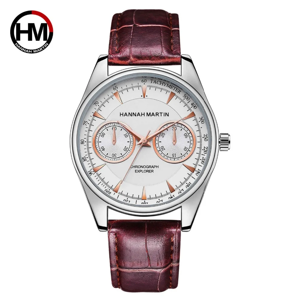 Часы Hannah Martins мужские спортивные водонепроницаемые|hombre|hombre reloj |