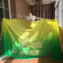 New Hot 98”x 45” size pure natural real silk Veils for bellydance or stage performance 100% real silk Veil