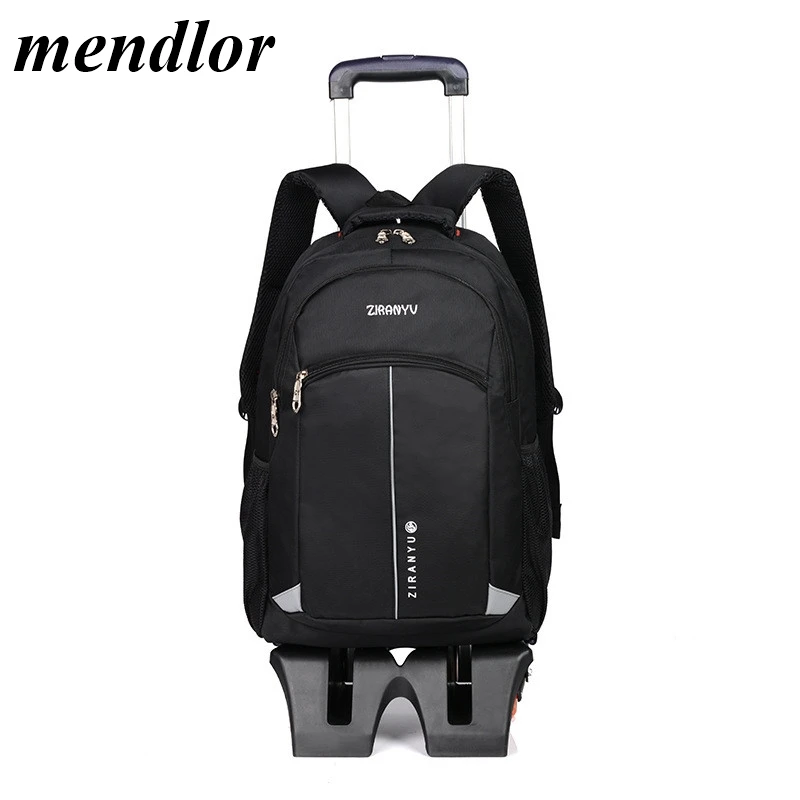 

Latest Removable Children School Bags 6 Wheels Can Climb the Stairs Kids boys girls backpacks Trolley Schoolbag Luggage Book Bag