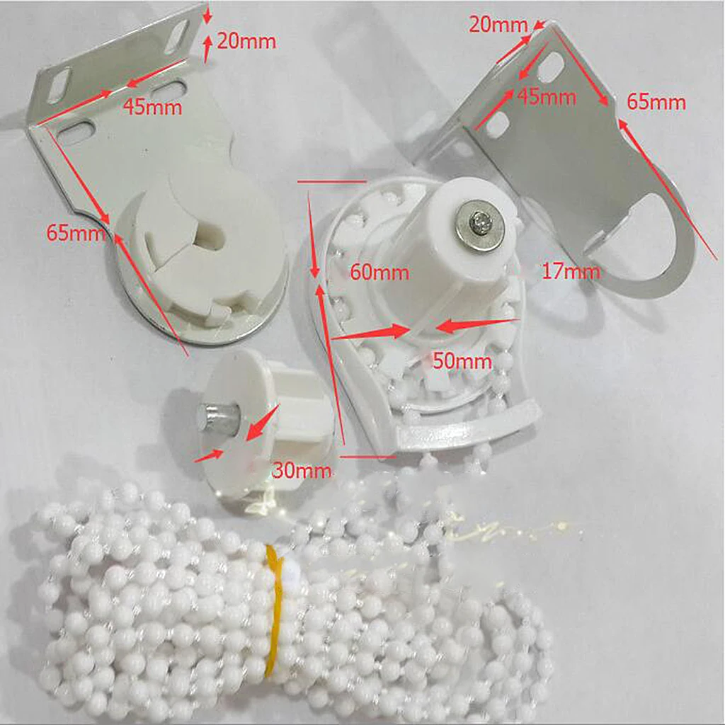 Roller Shade Clutch Roller Blinds Accessories Brackets Chain Repair Kit  \u0026 Chains with 28mm /  Tube