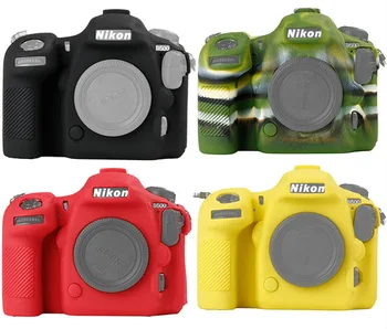 

High Quality SLR Silicone Protective Camera Bag for Nikon D500 Lightweight Case Cover Red/Yellow/Black/Camouflage colour