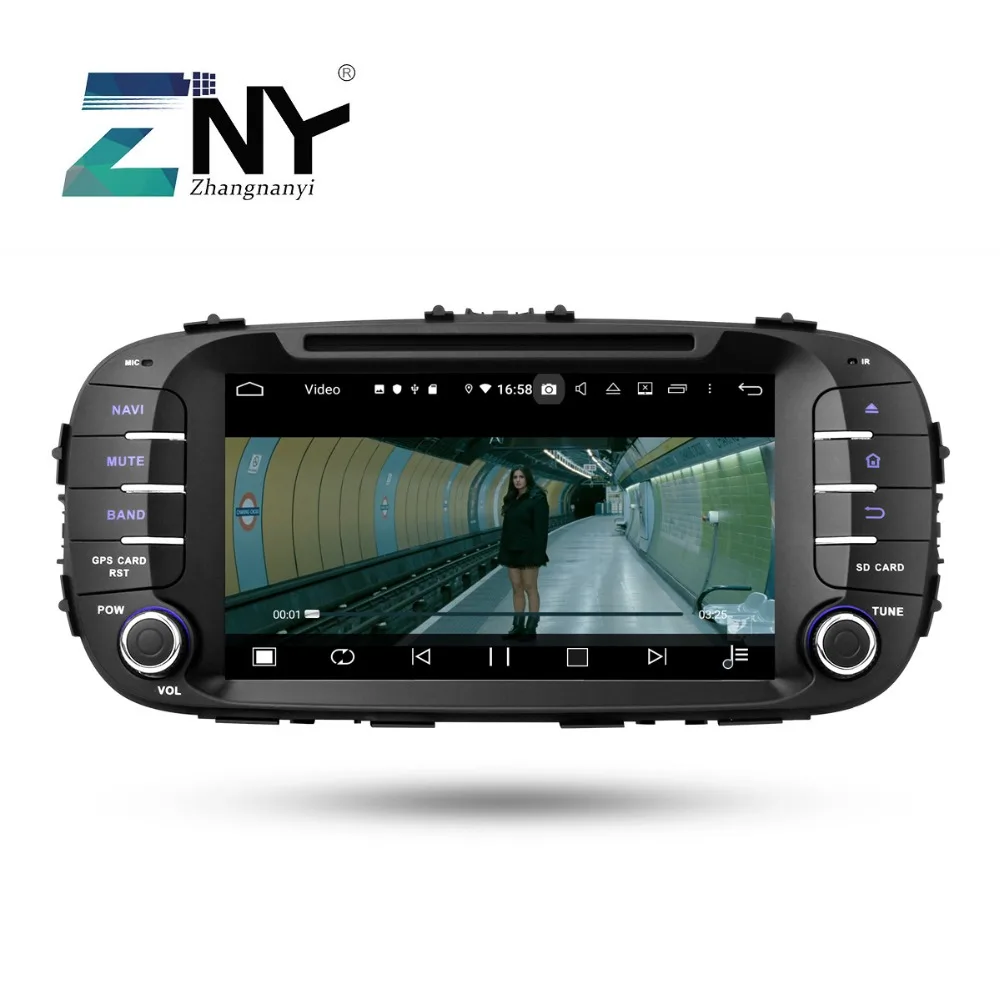 Clearance 8" IPS Android 9.0 Car DVD For Kia Soul 2014 2015 2016 2017 2018 Auto Radio FM DSP GPS Navigation Audio Video WiFi Backup Camera 5