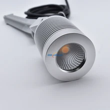 12 Вт CREE COB Спайк сад led 24 в газон лампа серебро/черный наружное светодиодное ландшафтное освещение для двора освещение 8 шт./партия DHL