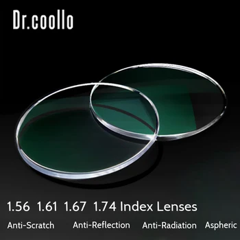 

1.56 1.61 1.67 1.71 1.74 Resin Aspheric Prescription Eyeglass Optical Lenses Myopia Hyperopia Presbyopia Clear Lens