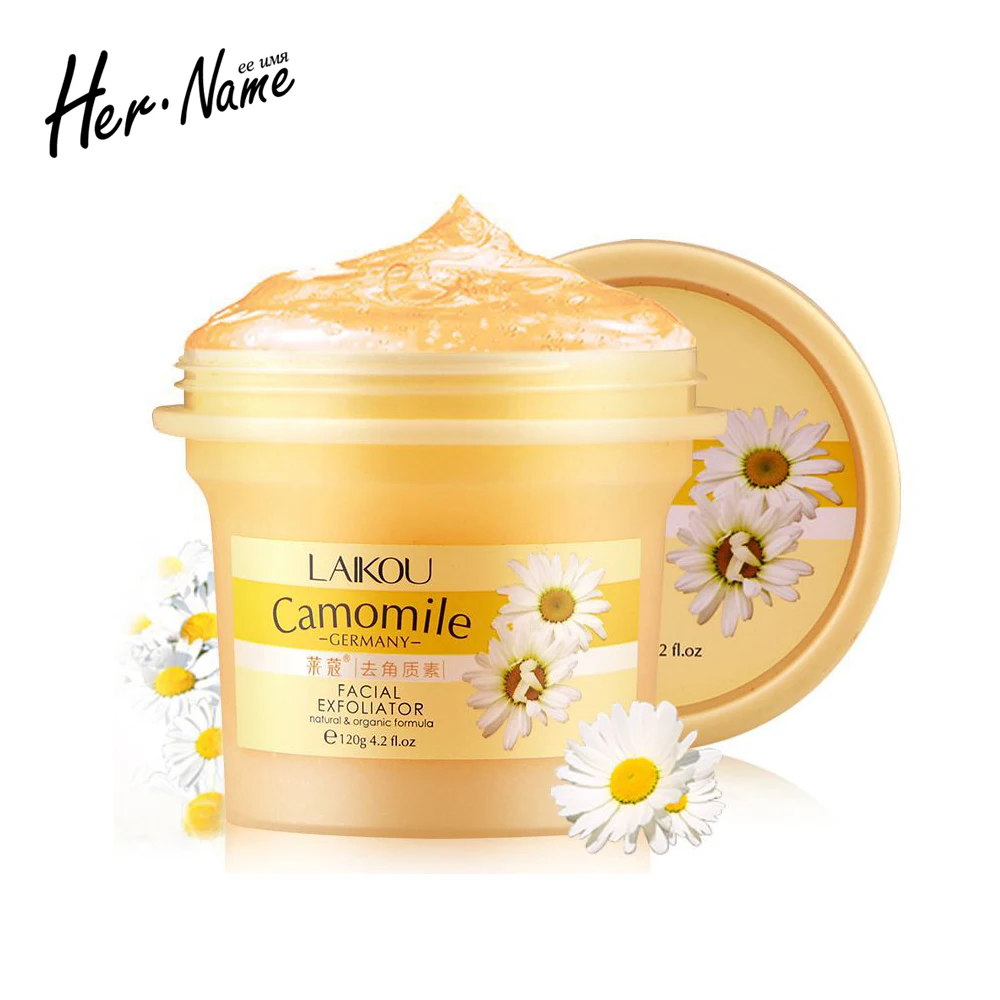 HERNAME korean moisturize facial scrub face cream cosmetics makeup