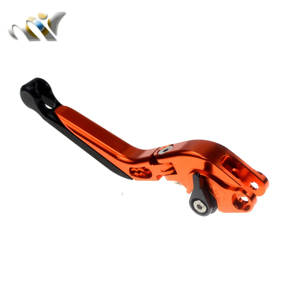 Для Aprilia RSV4/RSV4 FACTORY 2009 2010 2011 2012- ЧПУ Регулируемый складные Мотоцикл тормозные рычаги сцепления - Цвет: Оранжевый