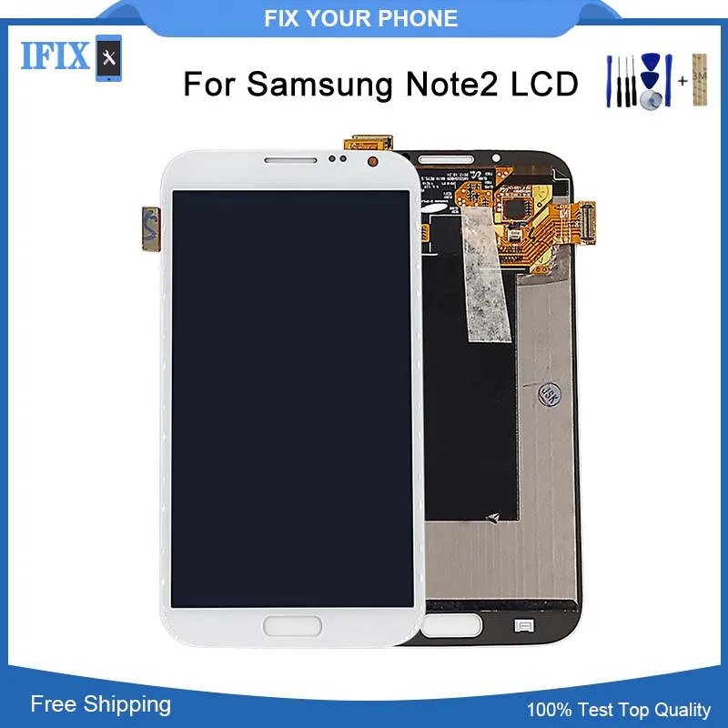 

5.5 inch For Samsung Note 2 Note2 N7100 N7105 T889 LCD Display Touch Digitizer Screen Assembly Screen Super OLED
