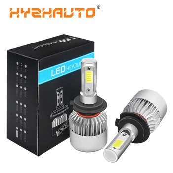 

HYZHAUTO 1Pair H7 led Bulbs For Car Headlight Fog light S2 COB 72W 8000LM Automobiles Headlamp White 6500K Car Light